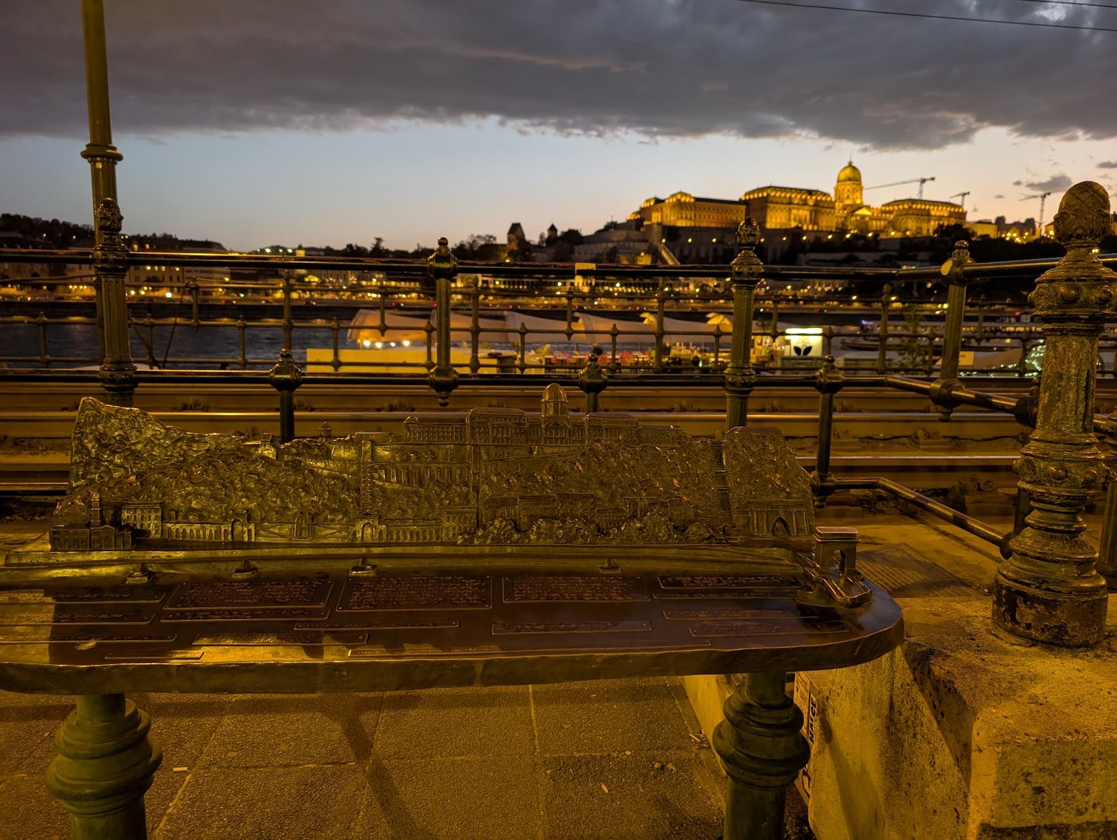 Buda Castle at night