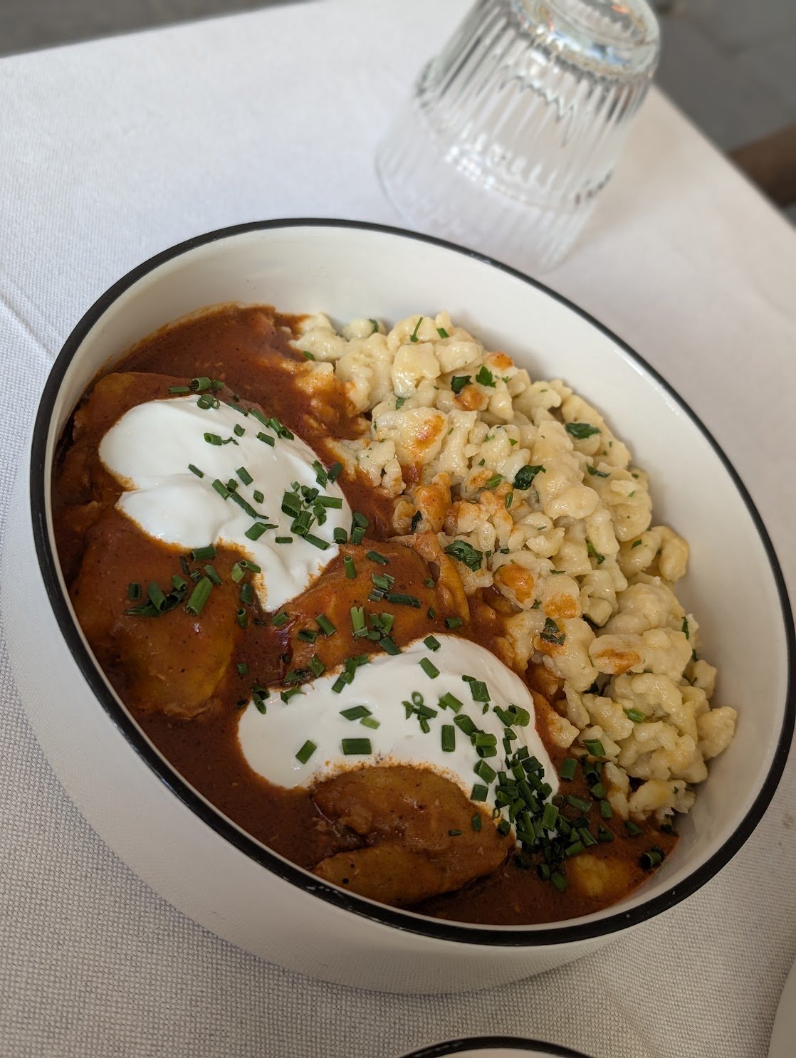 Chicken paprikash