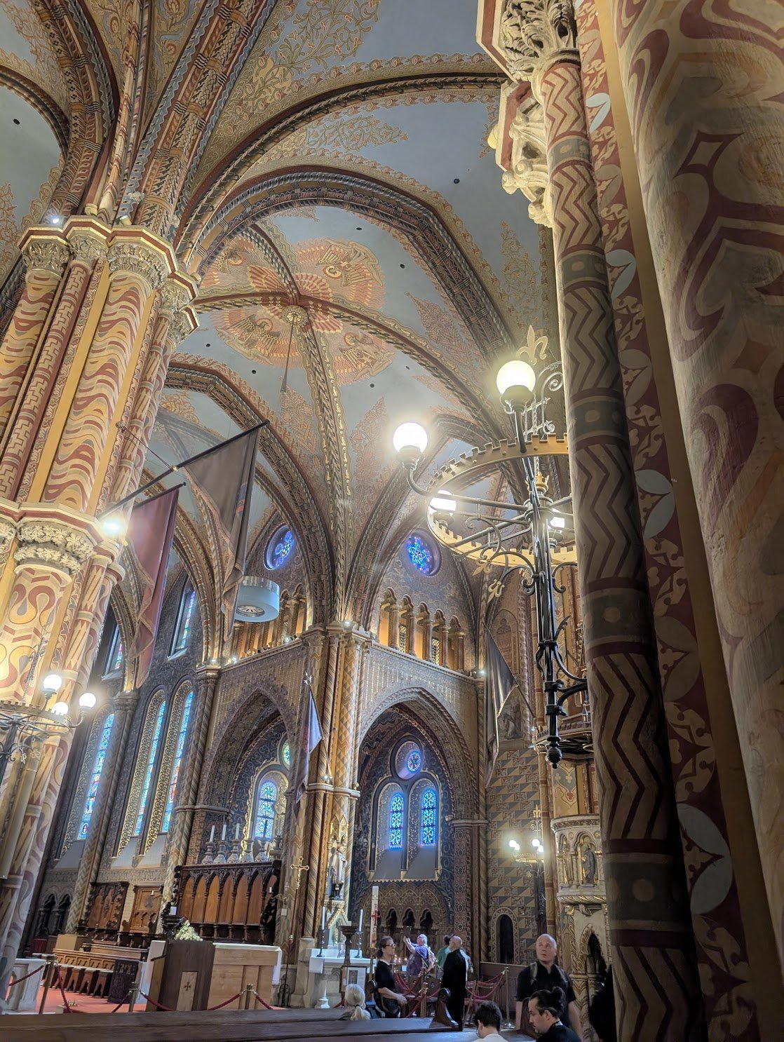 Inside Matthias Church