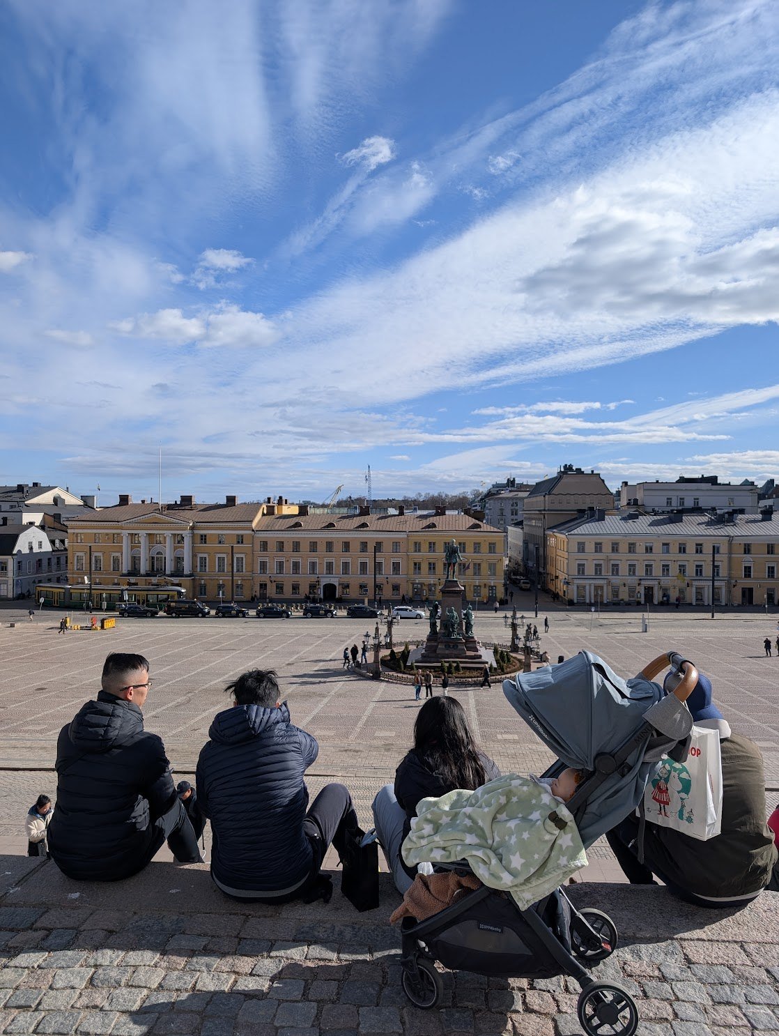 Lunch on the cathedral steps