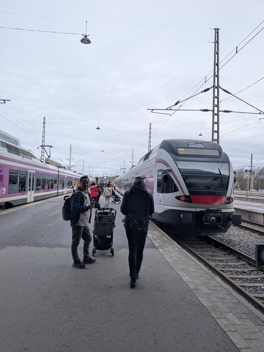 The train to Espoo
