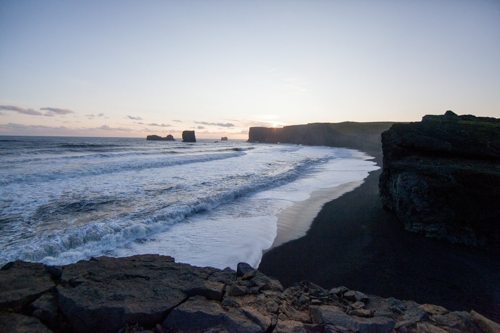 The black coast from Dyrhólaey