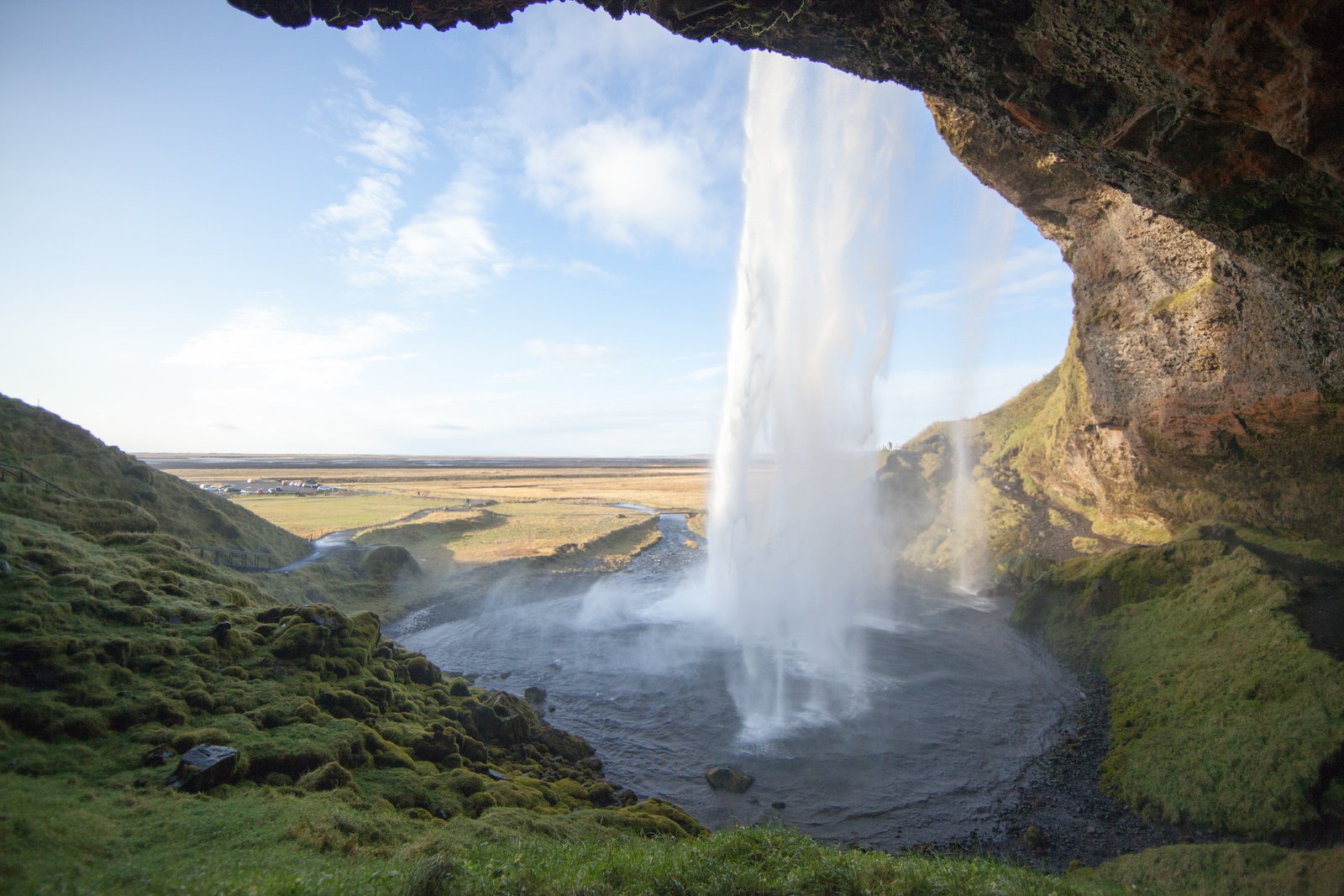 Behind Seljalandsfoss